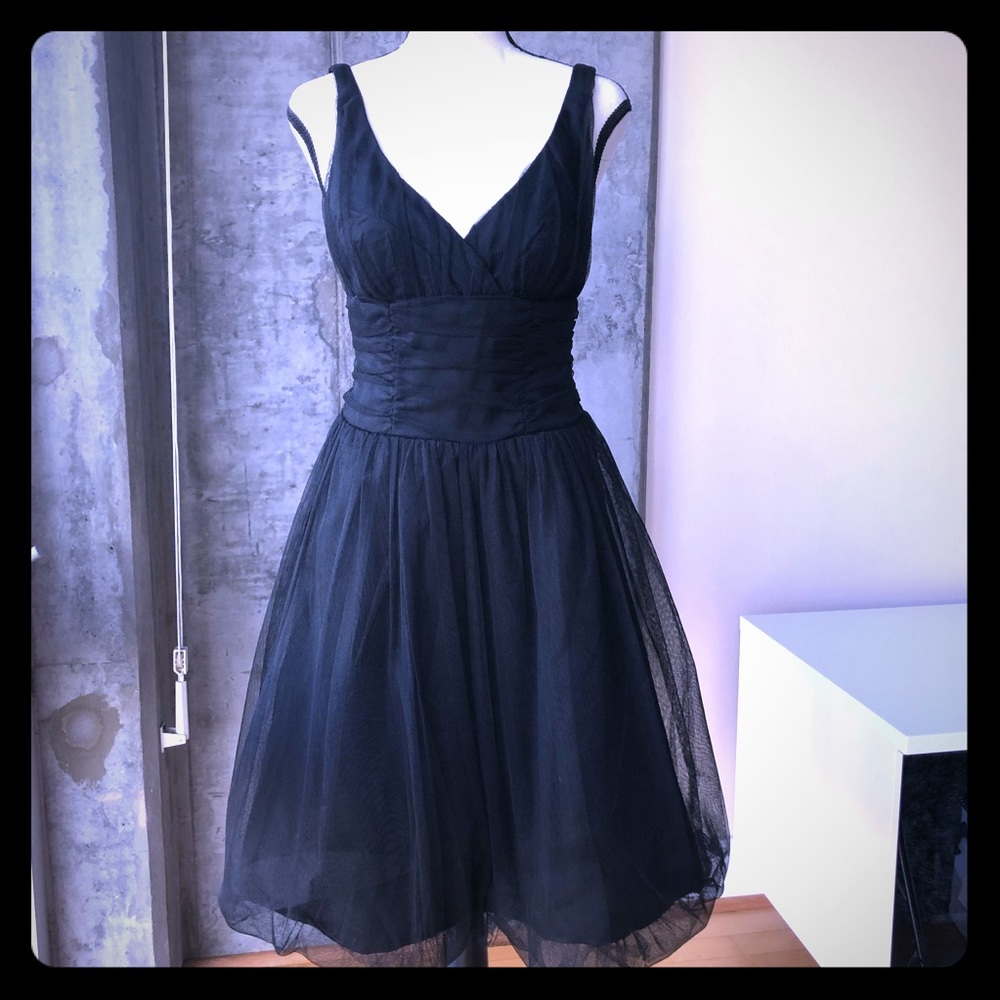 Nicole Miller black party dress